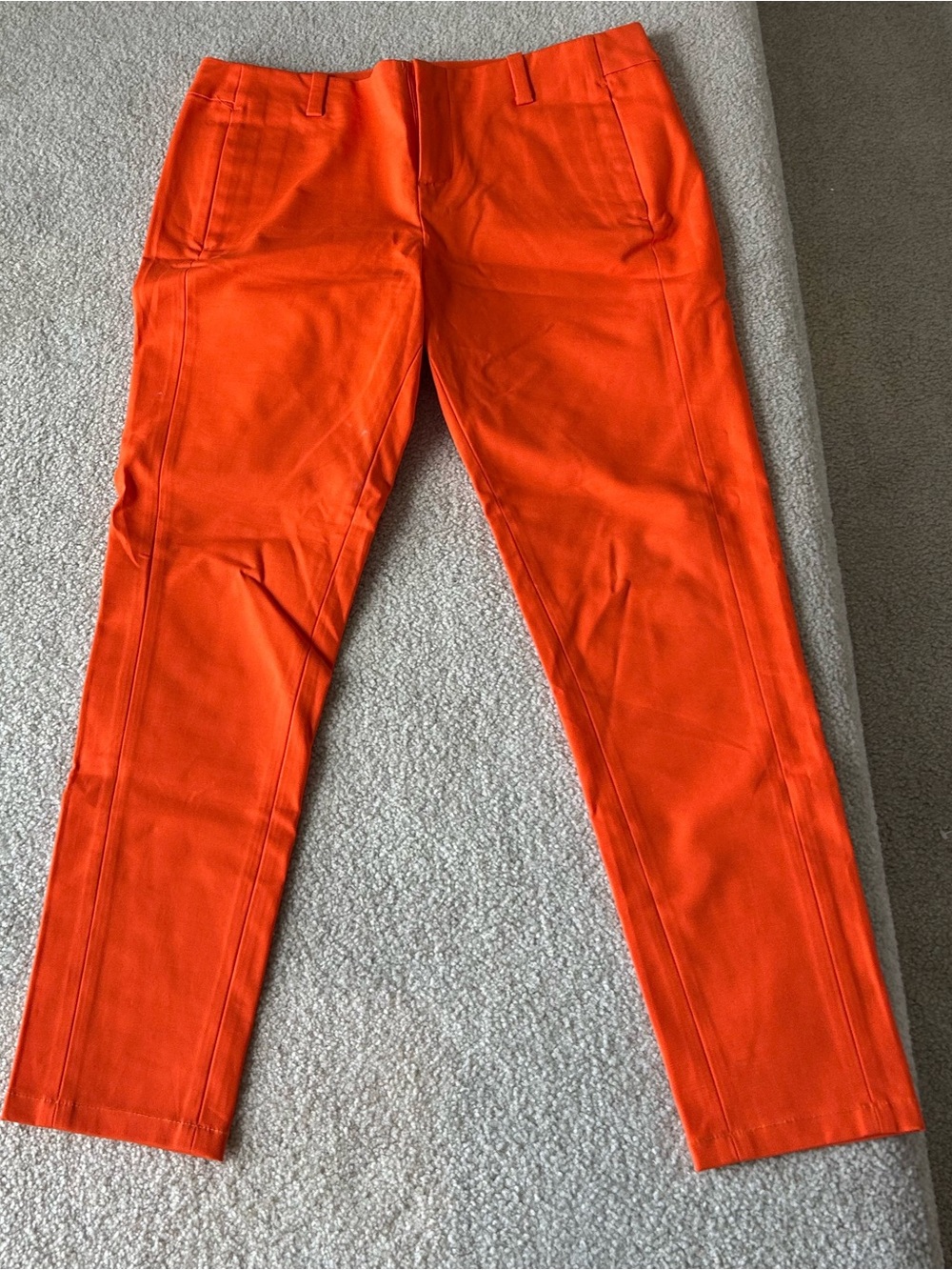 kate spade Bright Orange Slim Trousers